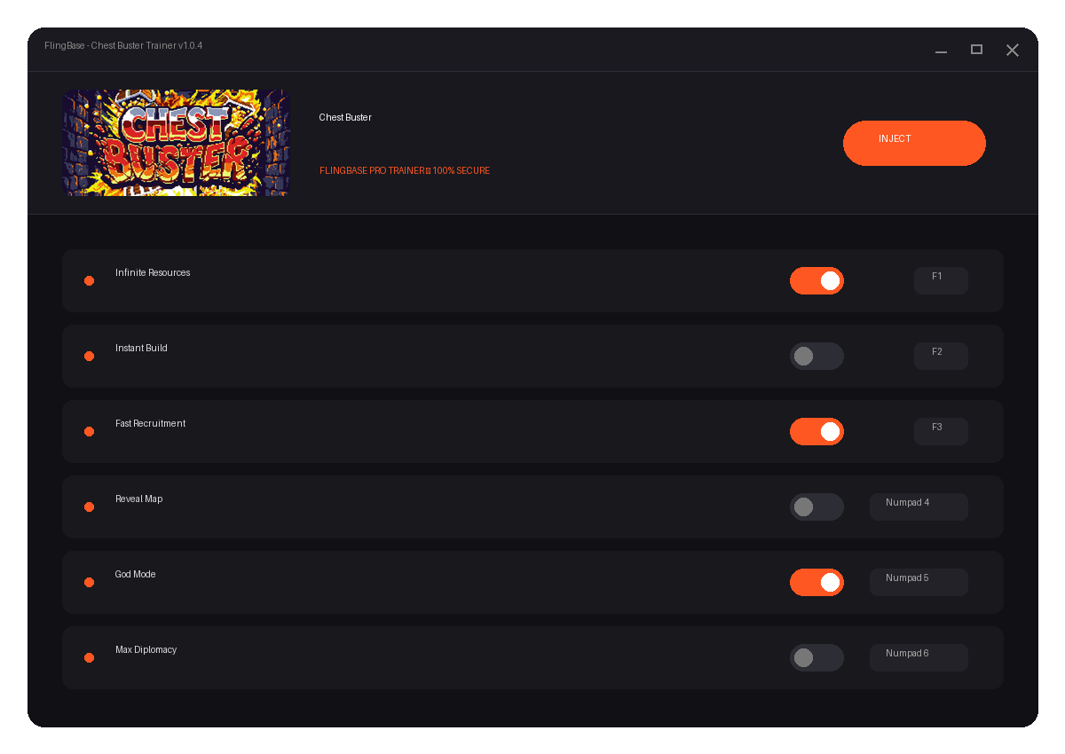 Chest Buster — environment preview