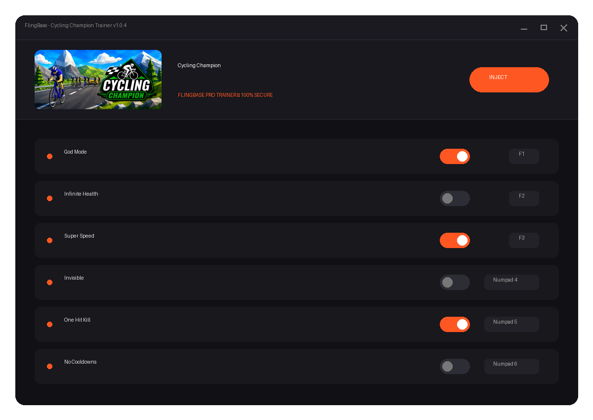 Cycling Champion — exploration snapshot