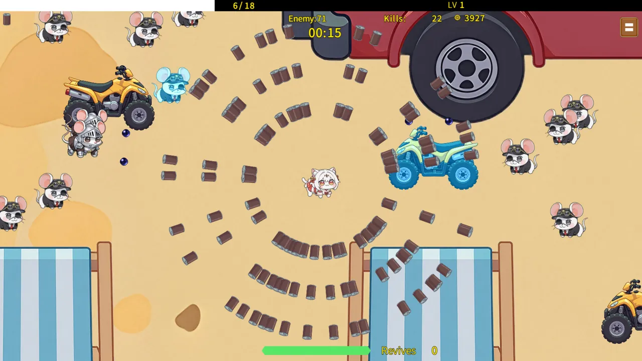 Hakimi Blaster - Hakimi Survivors — gameplay showcase
