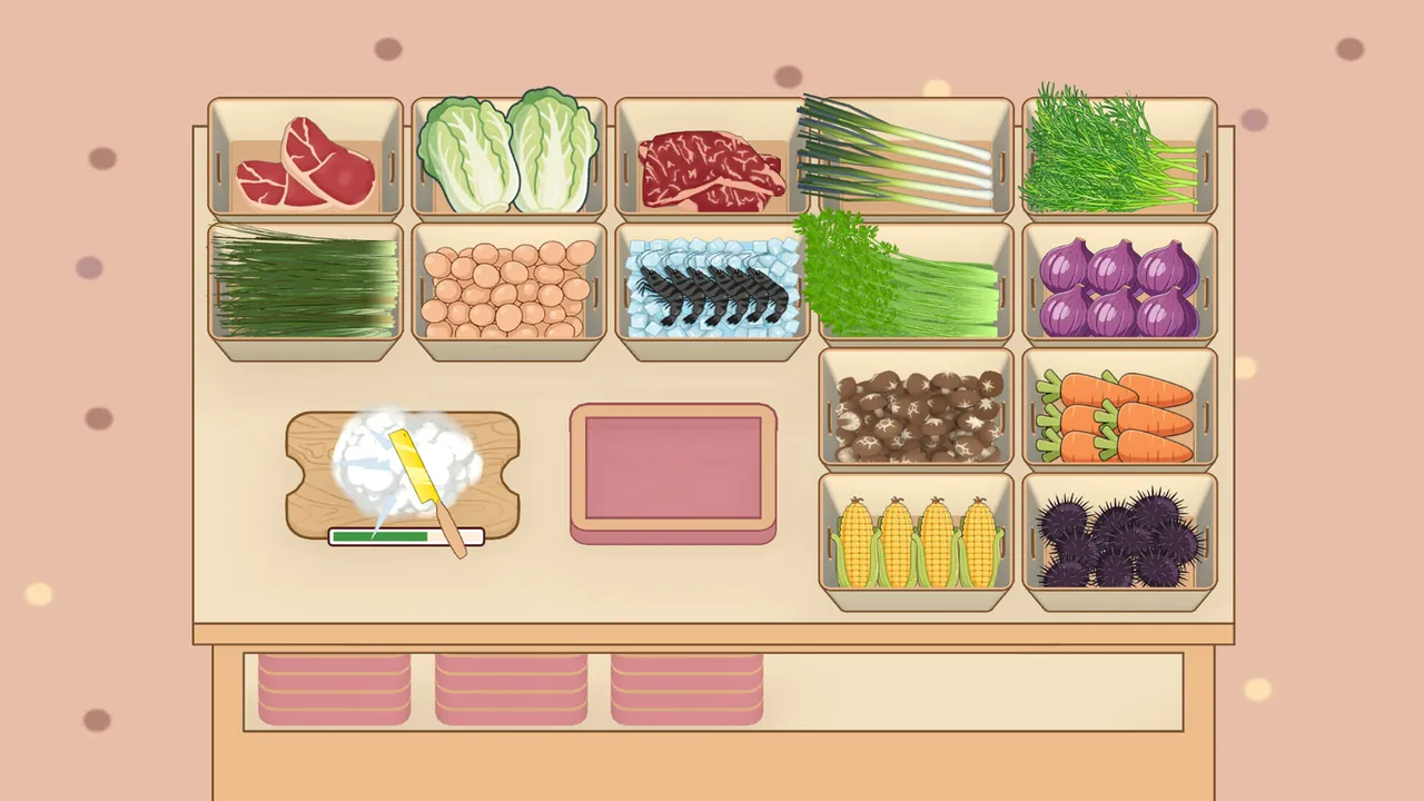 Jiaozi & Shopkeeper — story scene