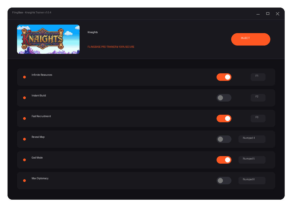 Knaights — in-game combat