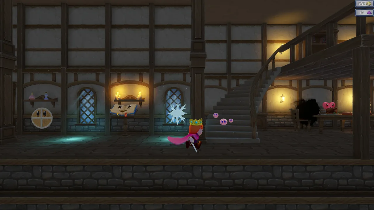 Level Up, Tiny King! — in-game combat
