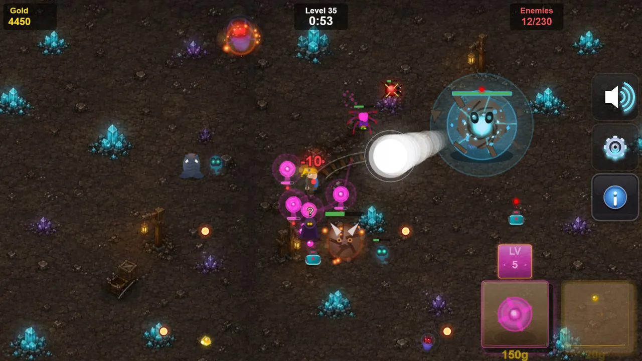 Miner Survivor — environment preview