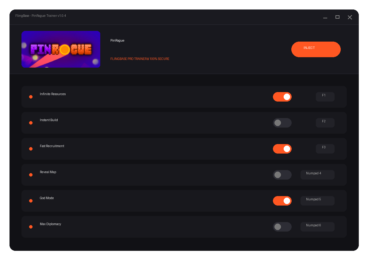 PinRogue — environment preview
