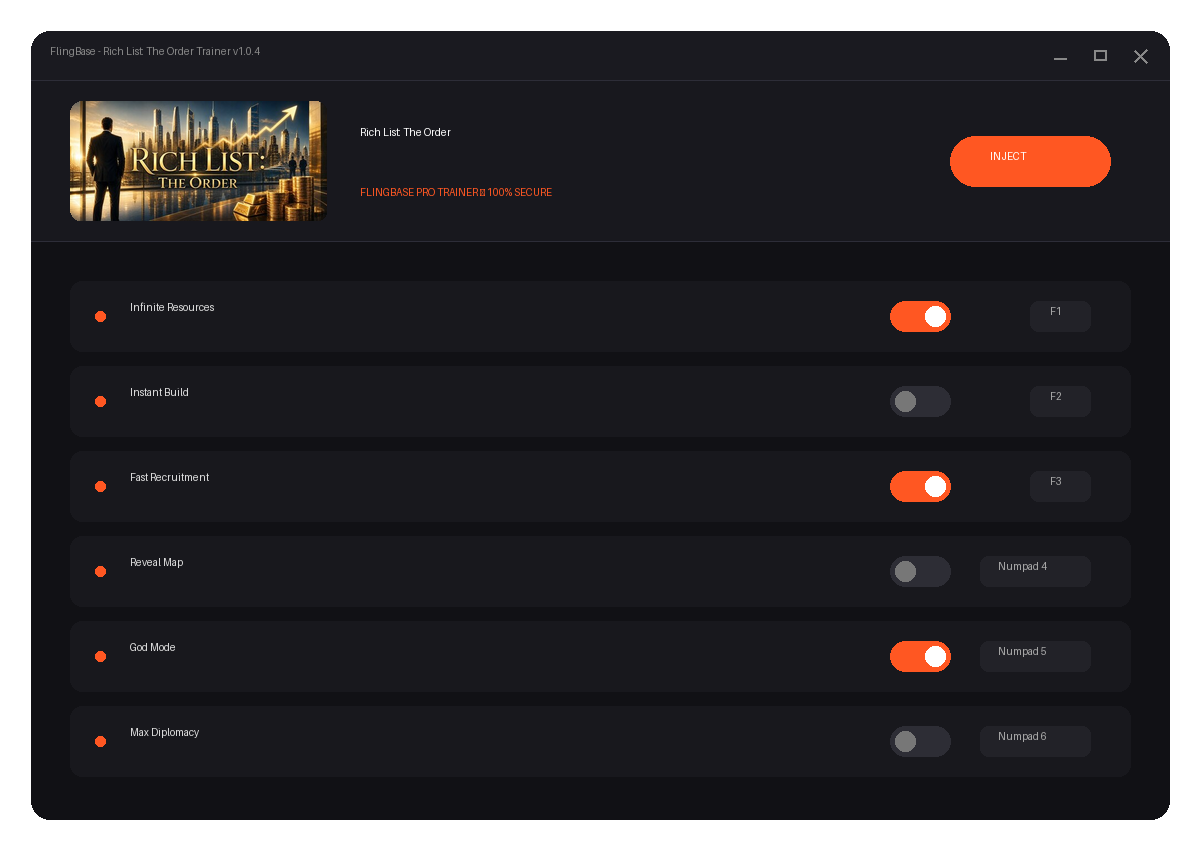 Rich List: The Order — environment preview