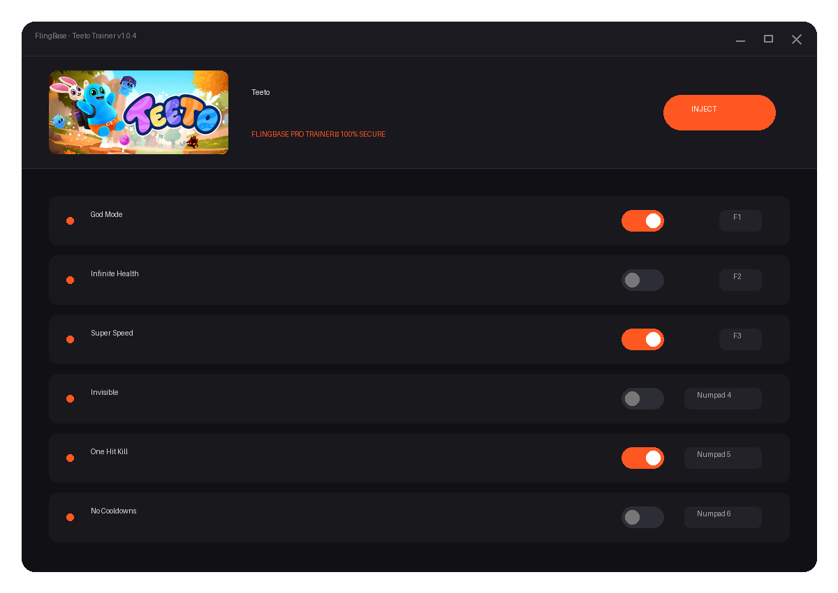 Teeto — in-game combat