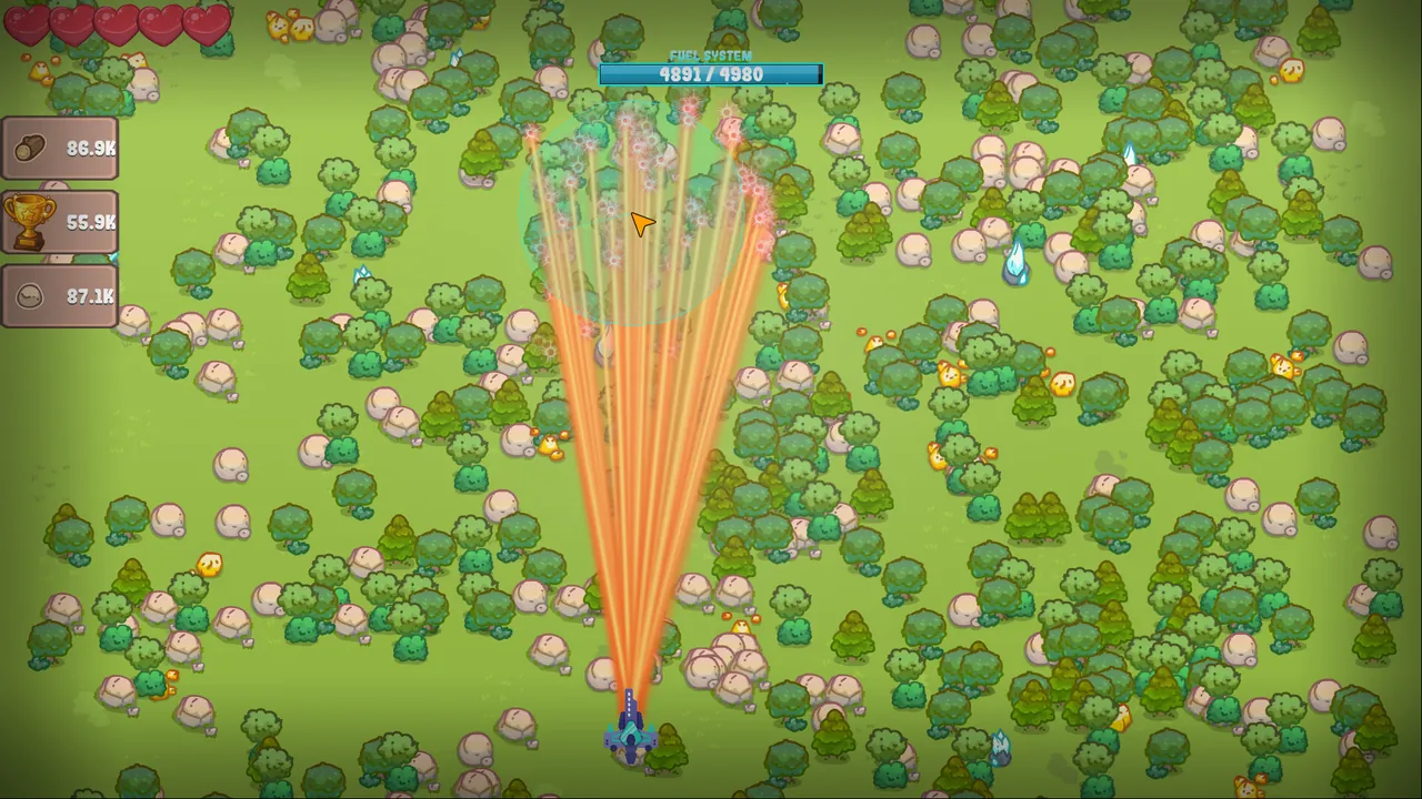 Universal Harvest: Incremental — in-game combat