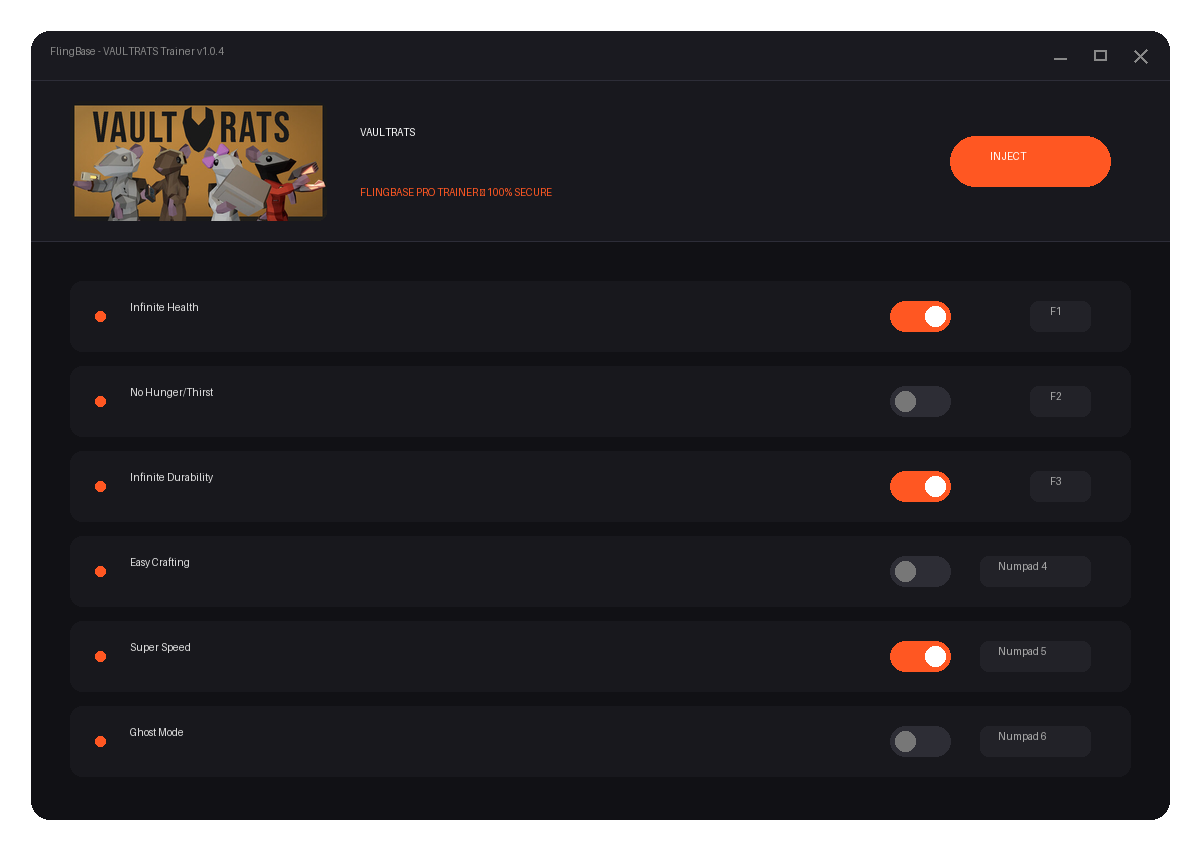 VAULTRATS — environment preview