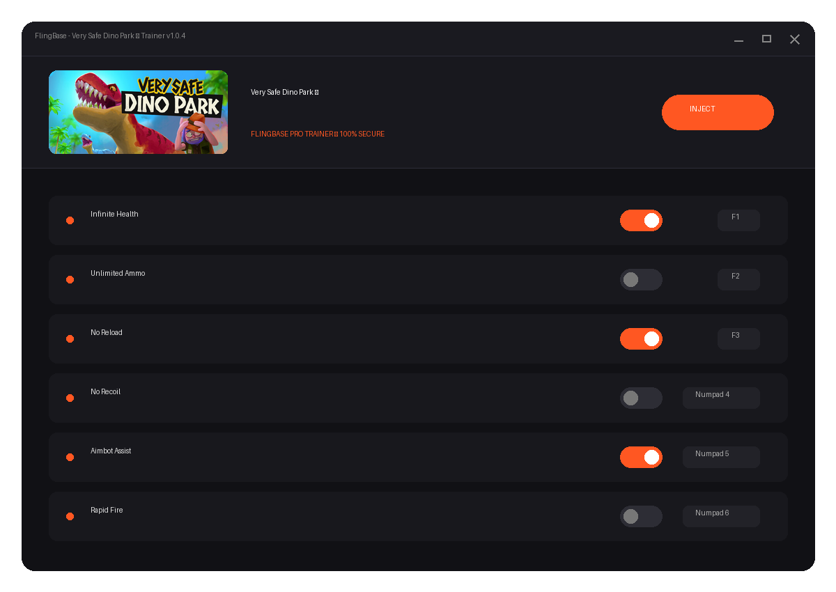 Very Safe Dino Park 🦖 — environment preview