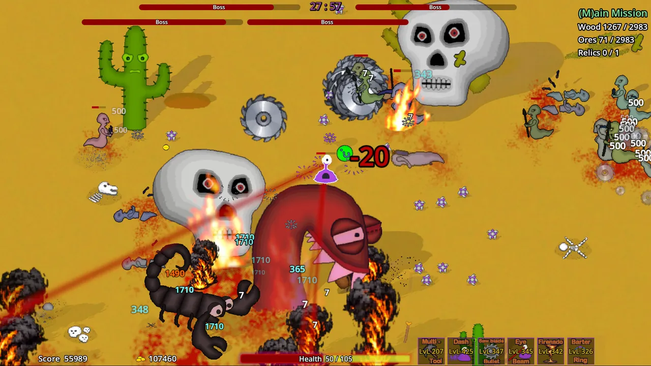 Zigdig — in-game combat