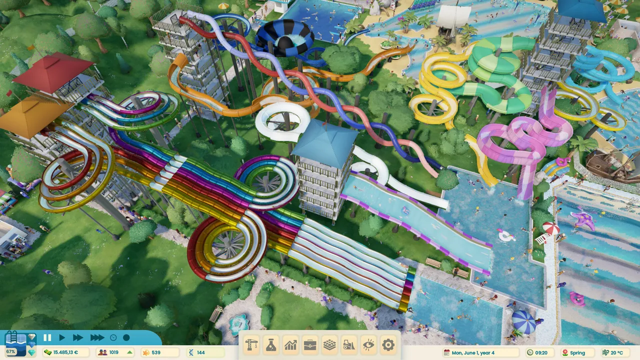 Aquapark Tycoon — environment preview