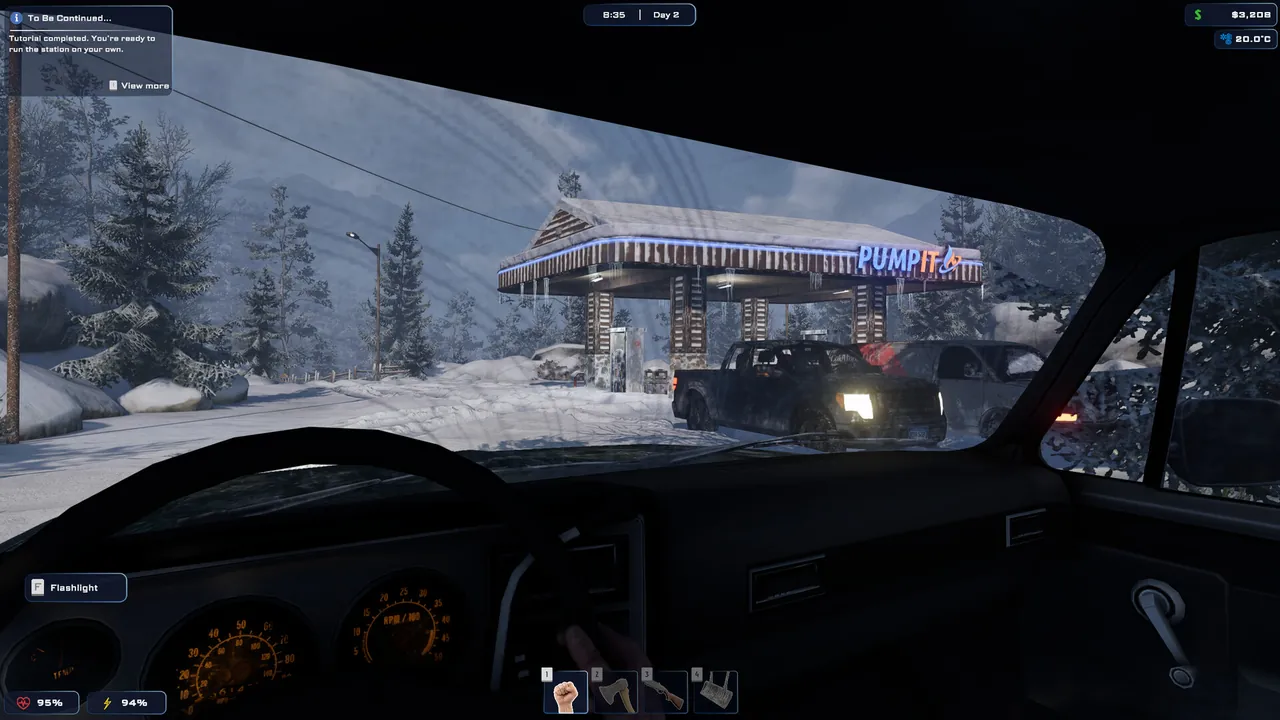 Arctic Shift: Fuel Station — in-game combat