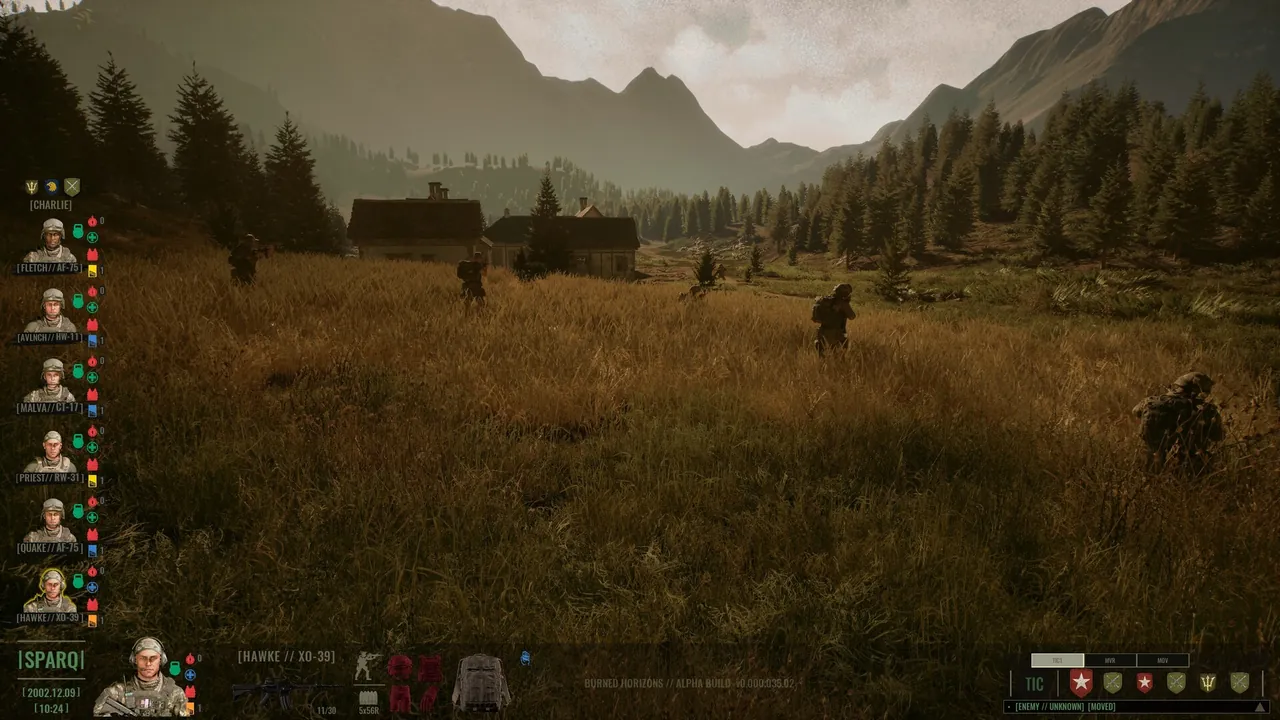 BURNED HORIZONS — environment preview