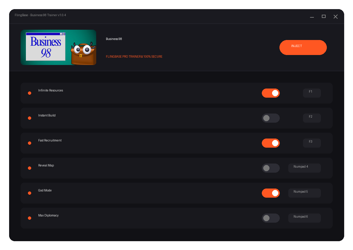 Business 98 — exploration snapshot