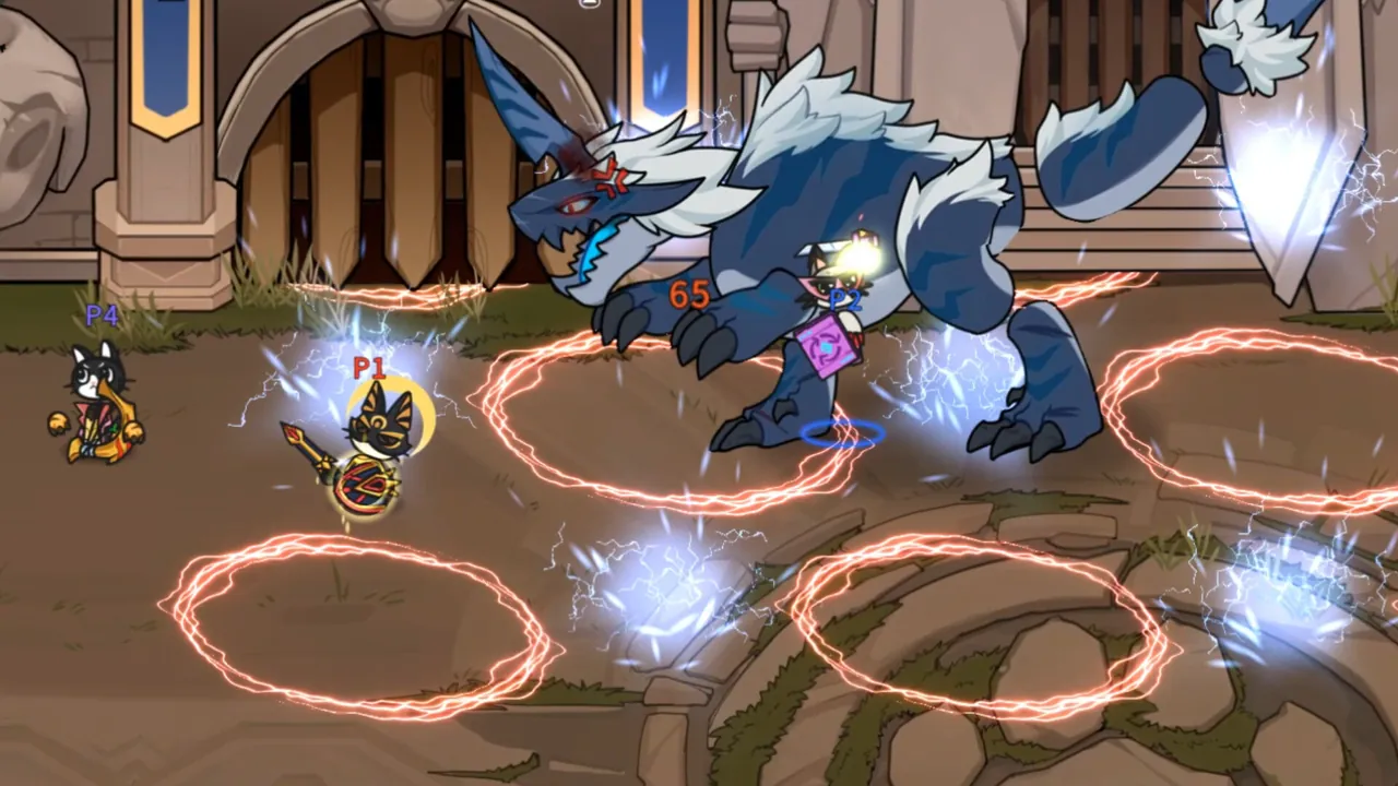 Cat Gladiator — story scene
