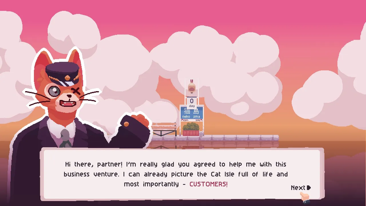 Cat Isle — story scene