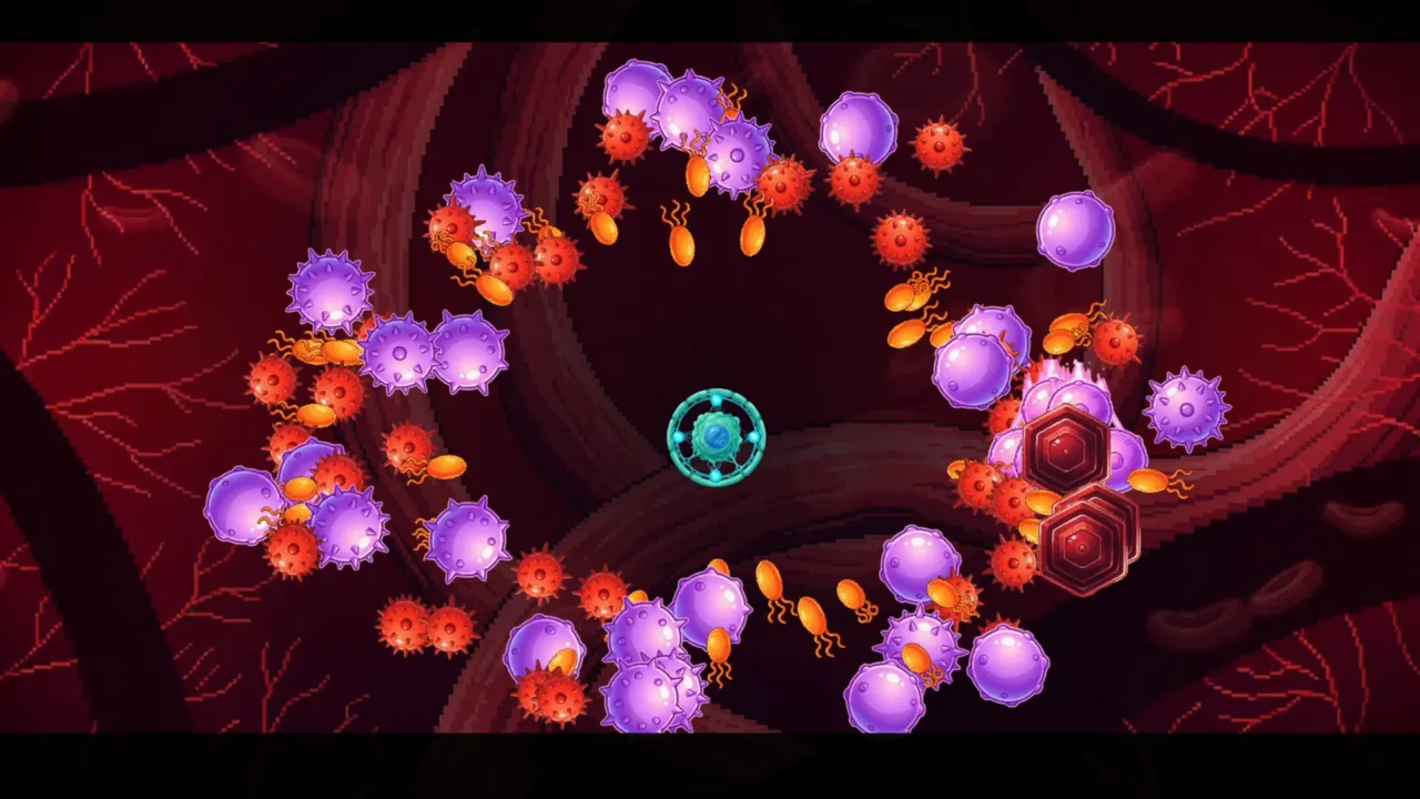 Cell Survivor — gameplay showcase