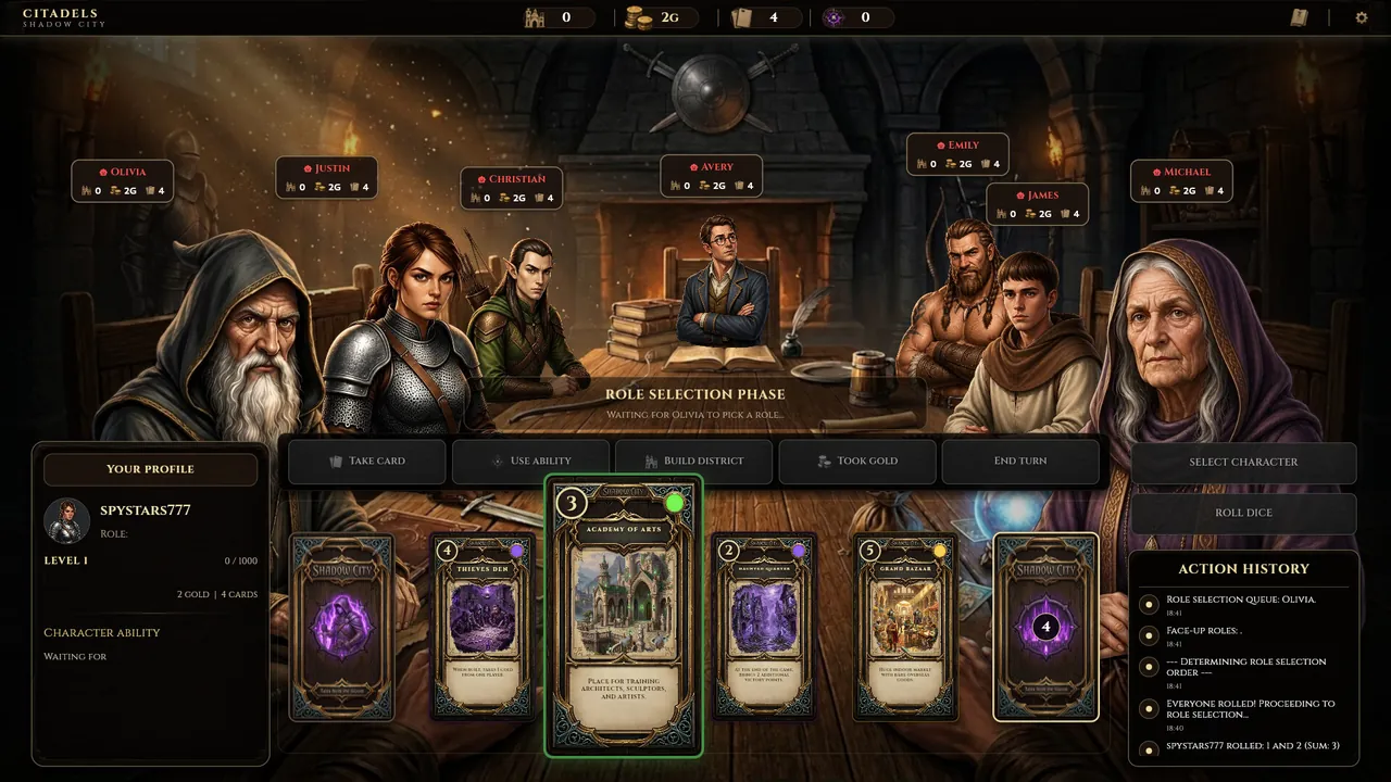 Citadels - Shadow City — story scene