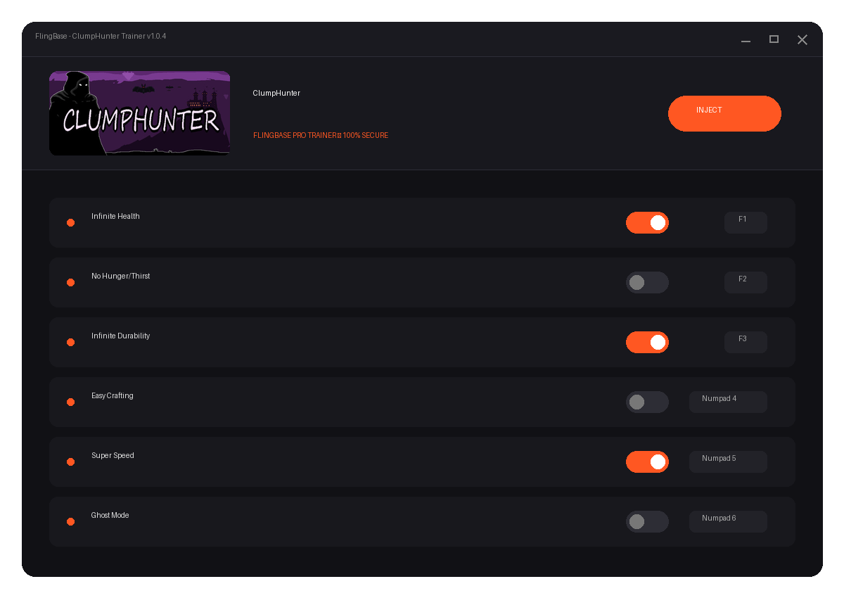 ClumpHunter — environment preview