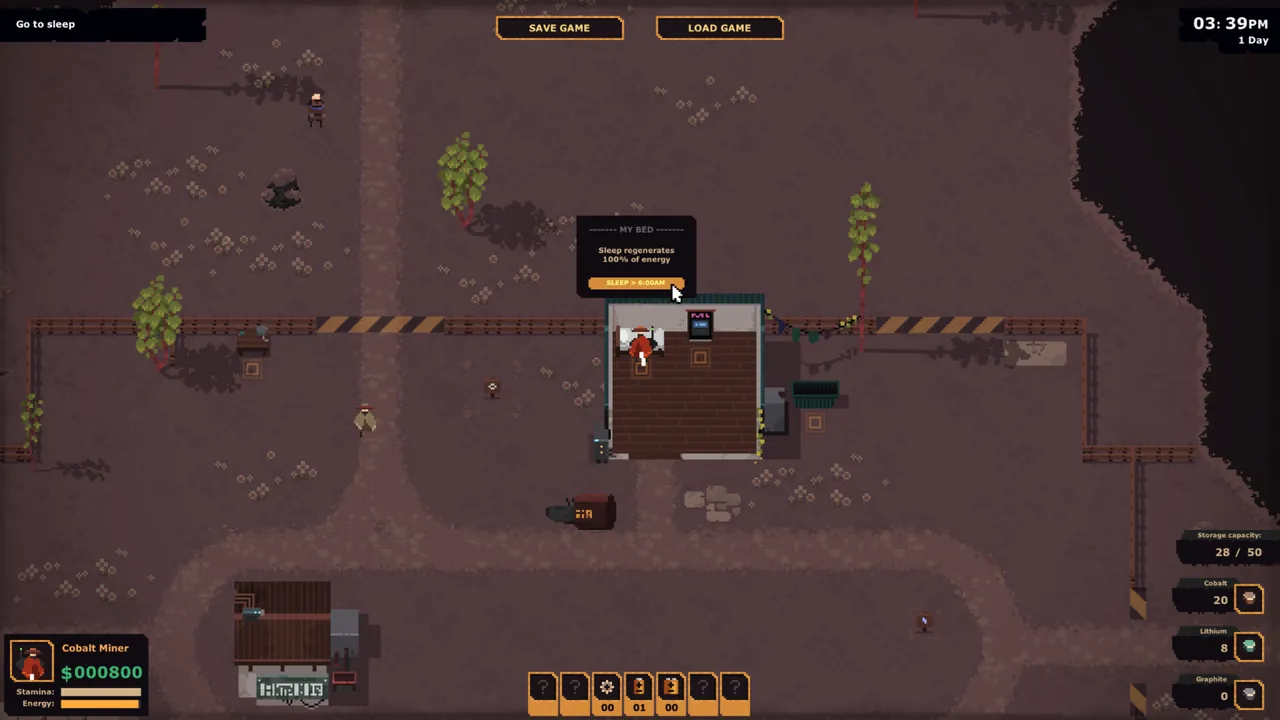 Cobalt Miner — environment preview