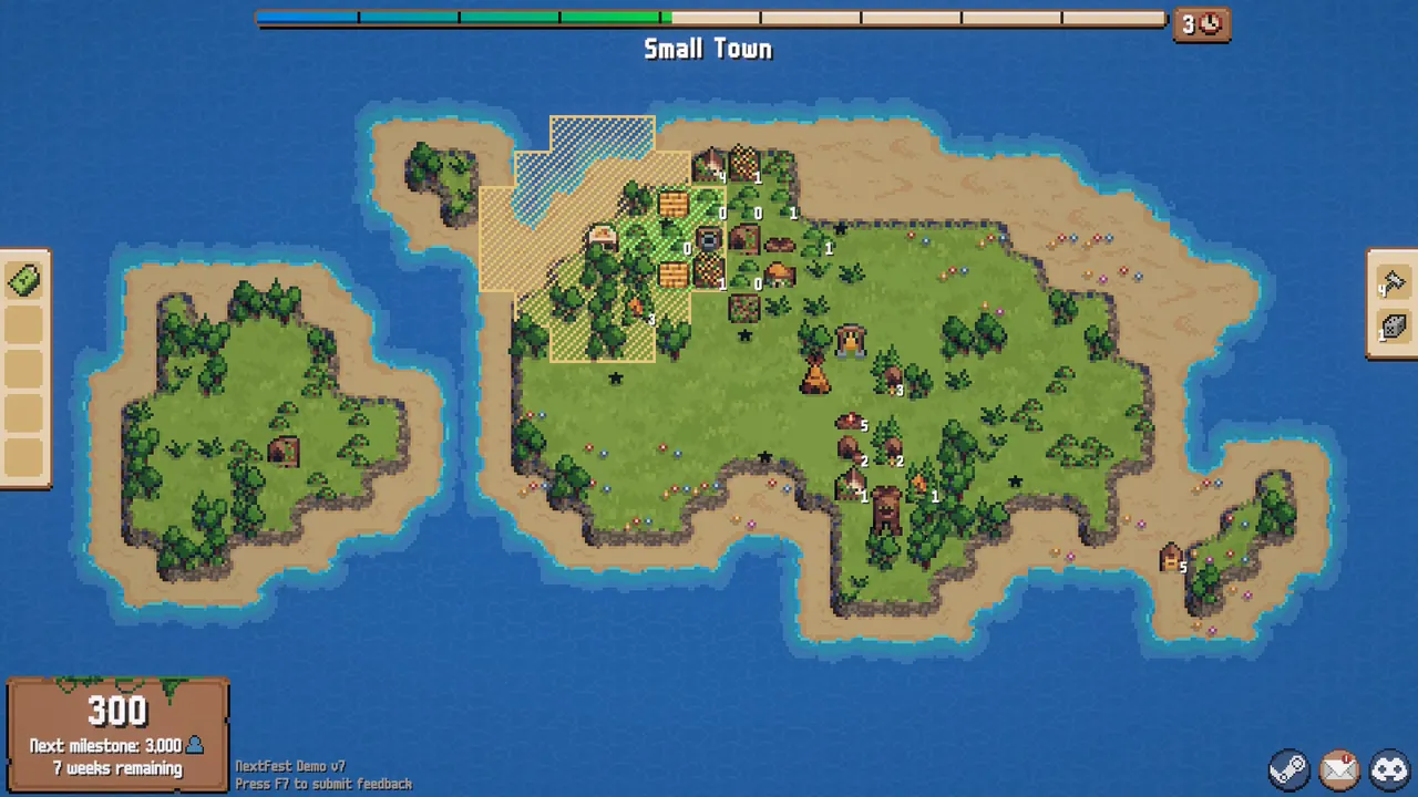 Combolands: Roguelike Citybuilder — in-game combat