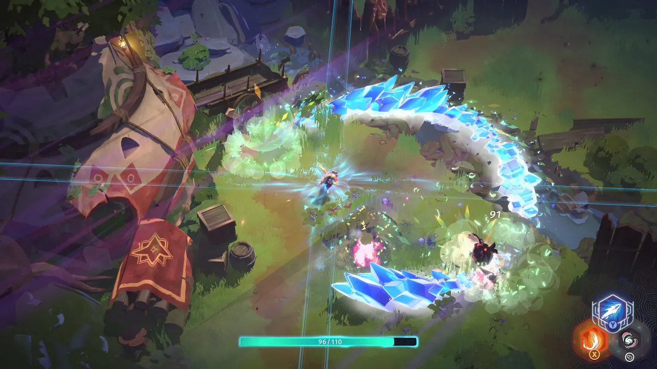 Echoes of Mystralia — in-game combat