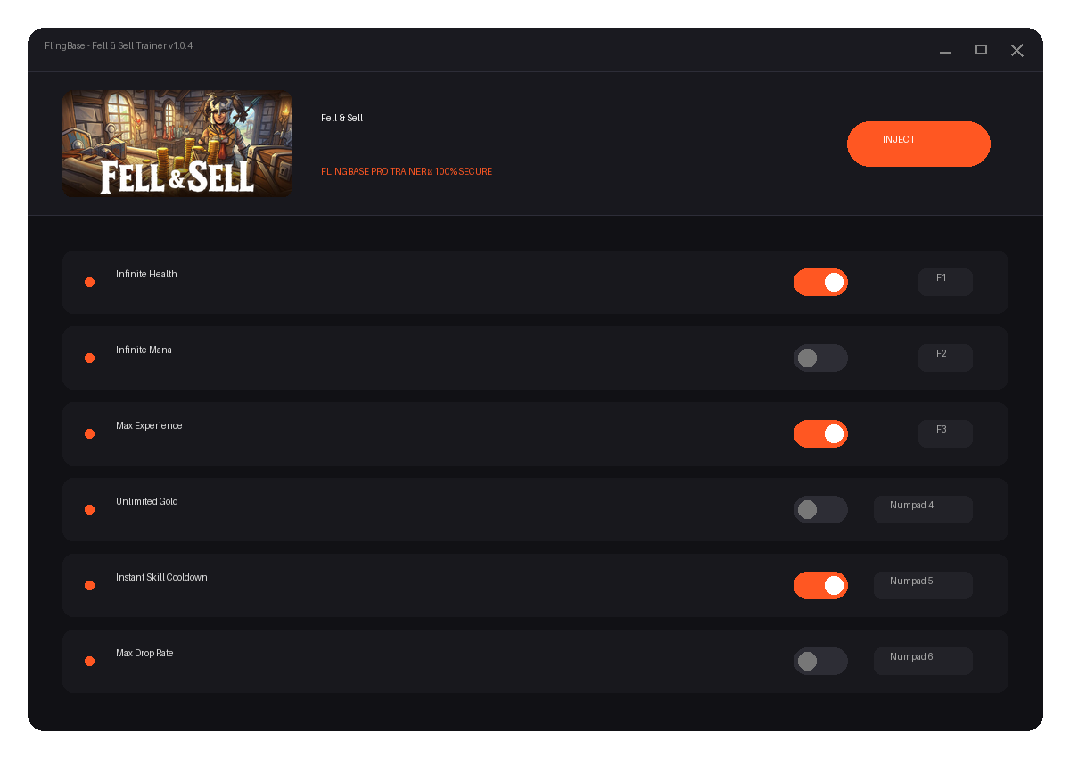 Fell & Sell — environment preview