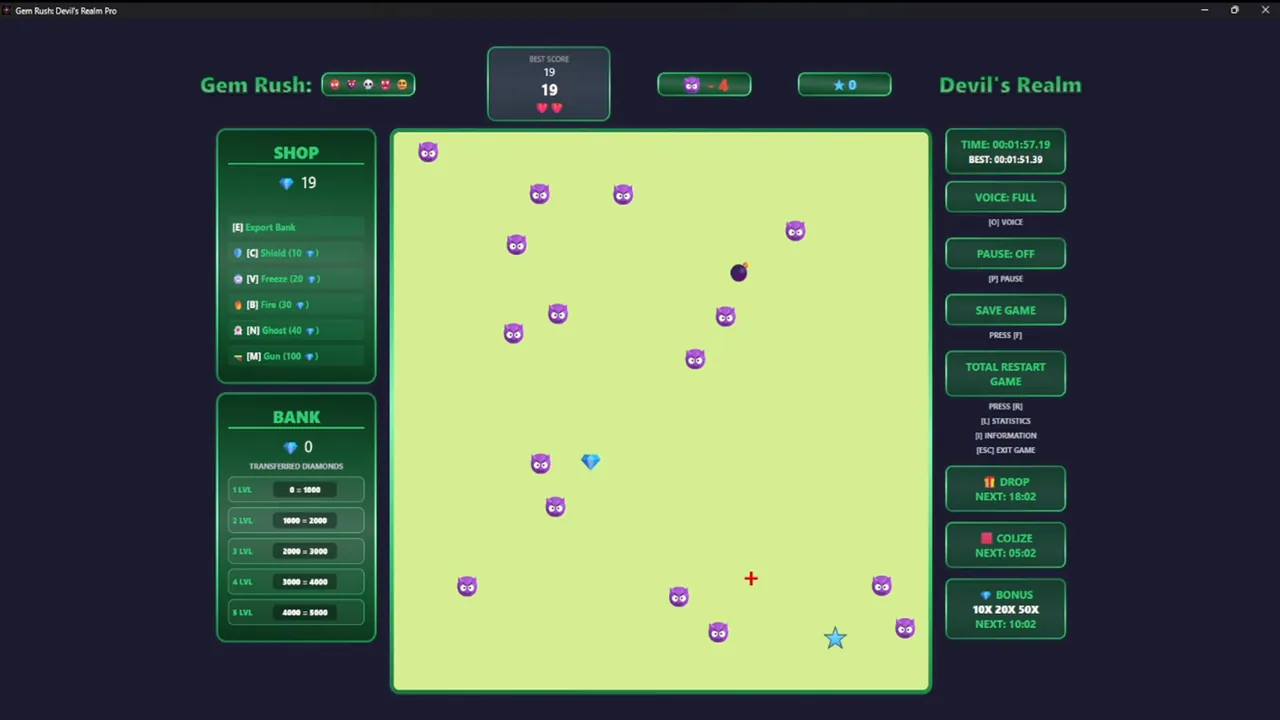 Gem Rush Devil's Realm — story scene