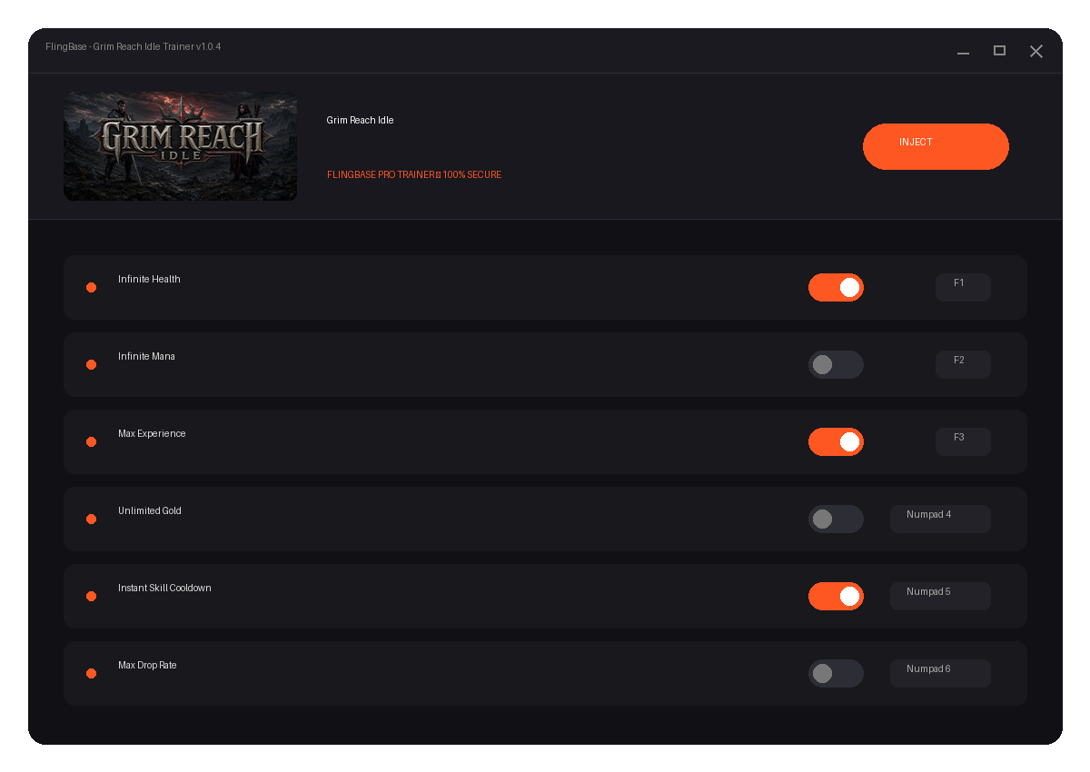 Grim Reach Idle — in-game combat