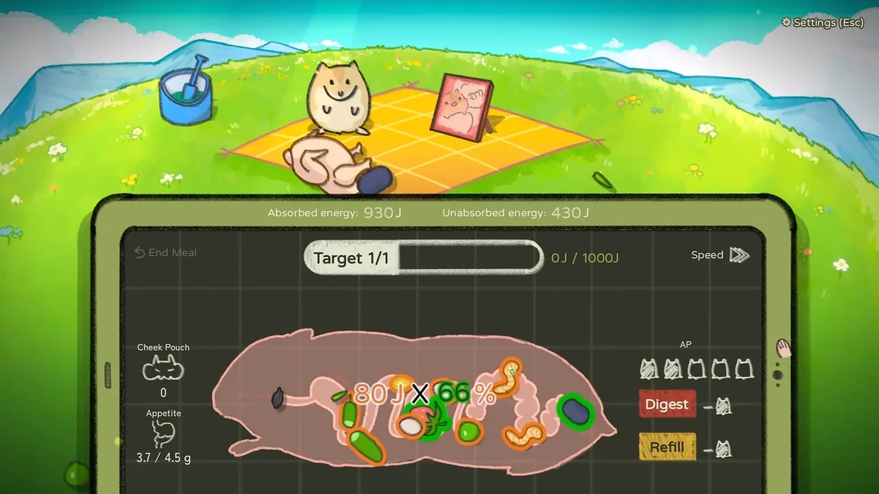 Hamster, Eat, Run — environment preview