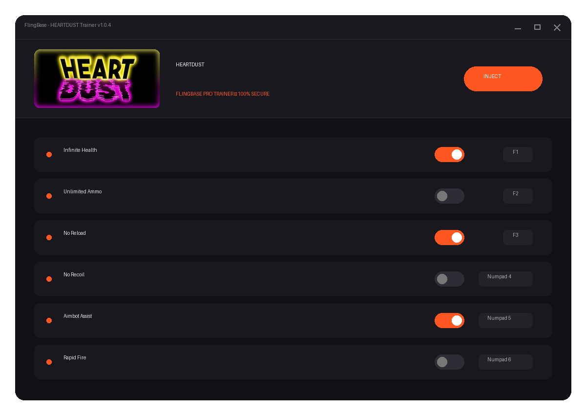 HEARTDUST — in-game combat