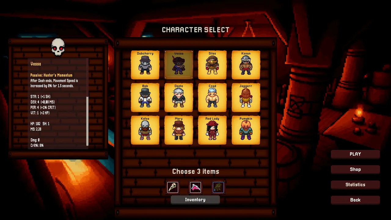 Huntervania — gameplay showcase
