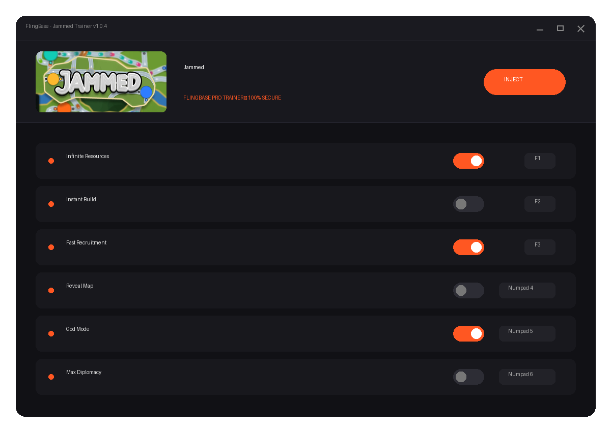 Jammed — environment preview