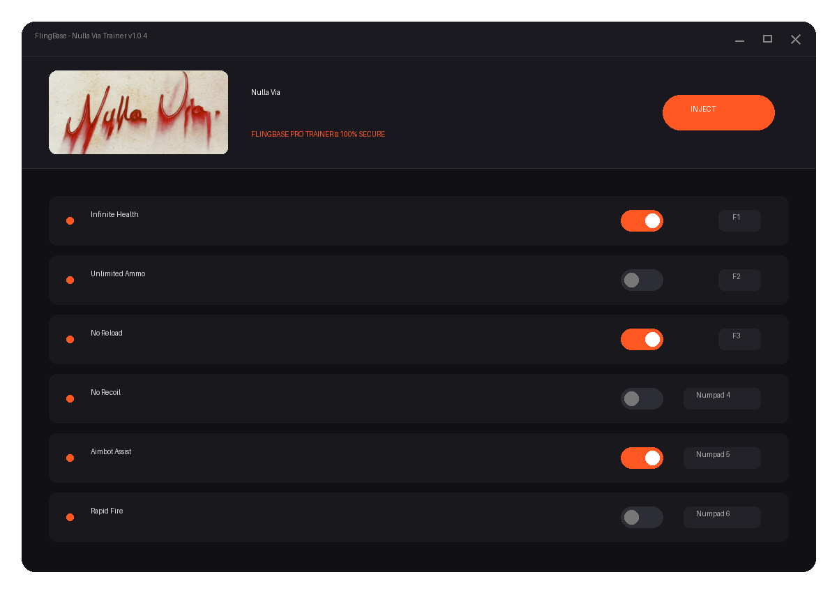Nulla Via — in-game combat