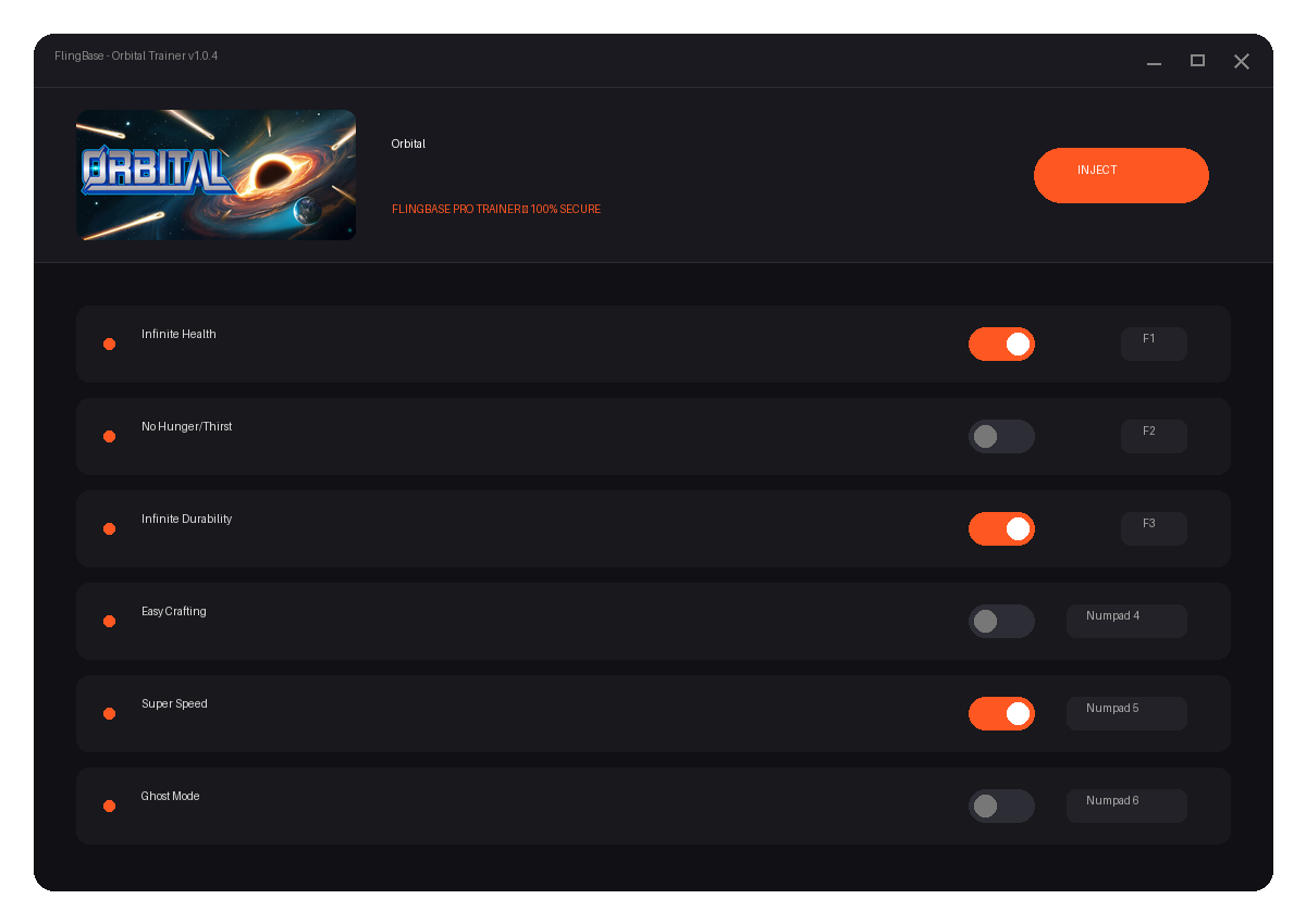 Orbital — environment preview