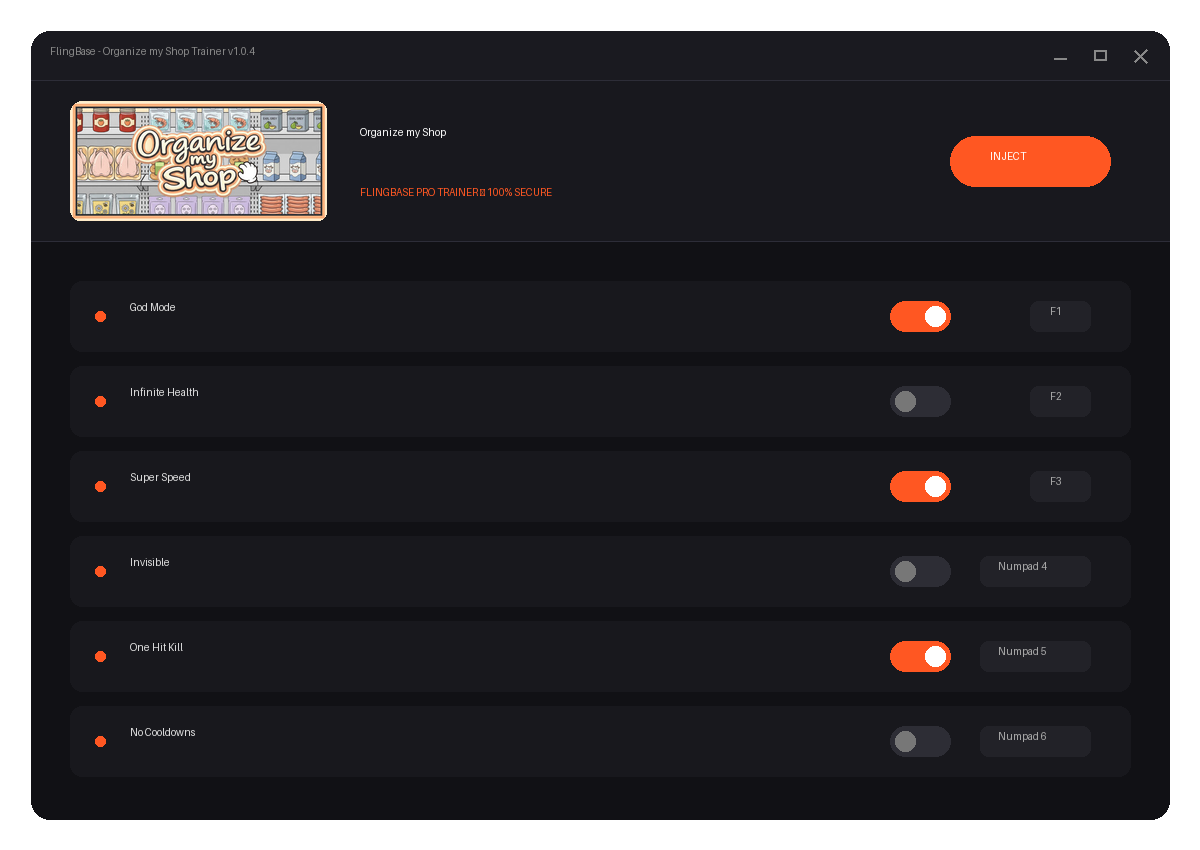 Organize my Shop — environment preview