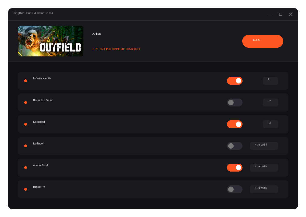 Outfield — in-game combat