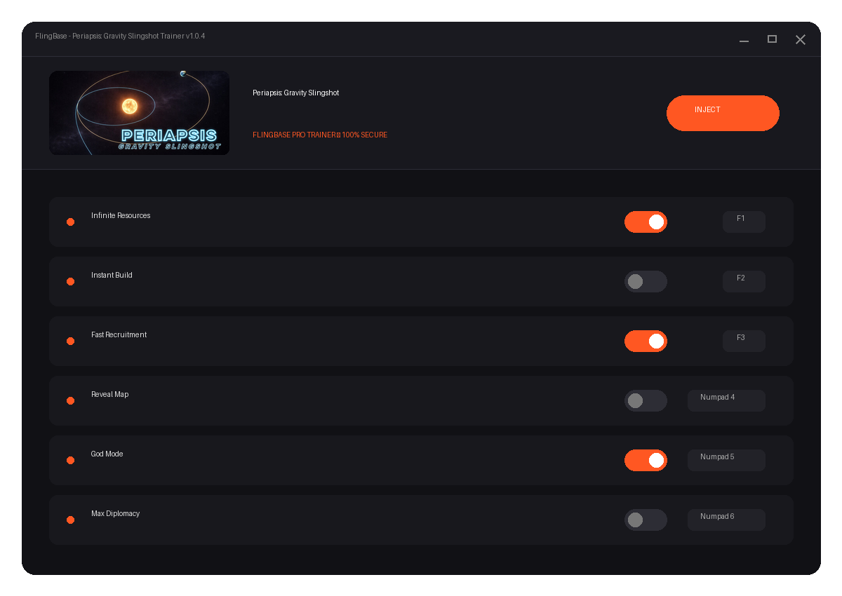 Periapsis: Gravity Slingshot — environment preview