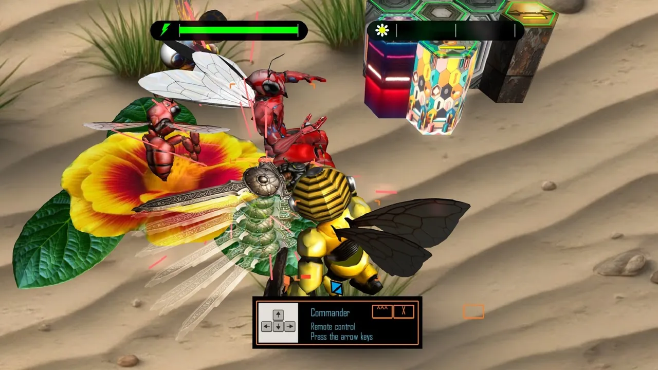 RED BEES — in-game combat