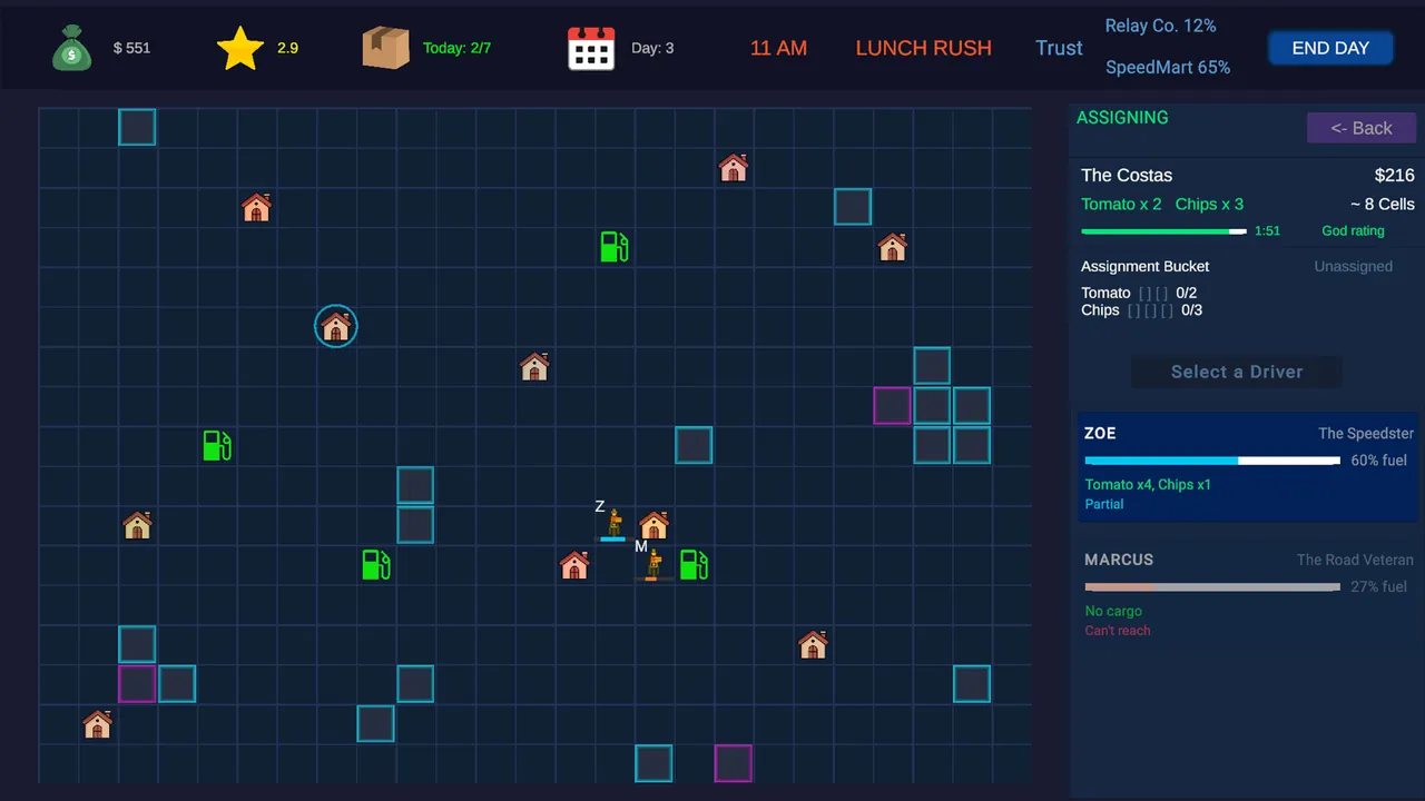 Rush Hour Relay — gameplay showcase