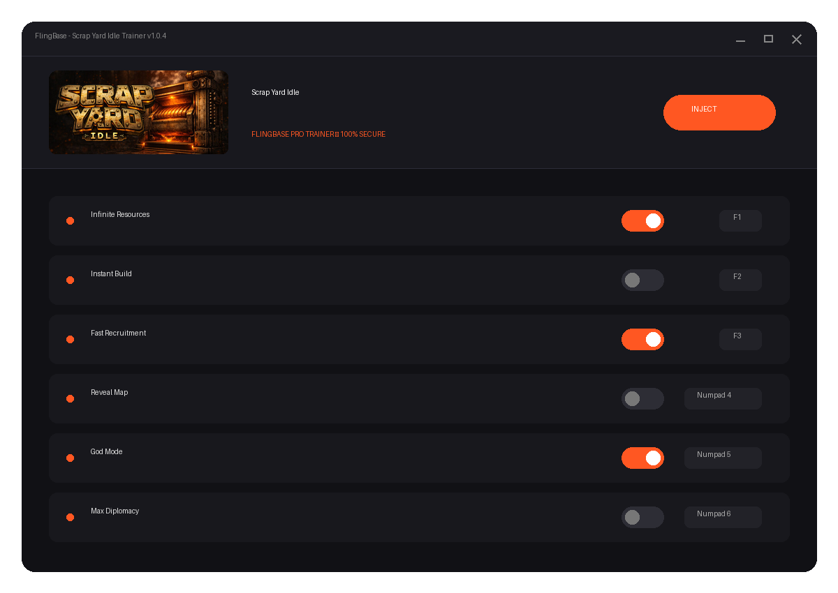 Scrap Yard Idle — environment preview