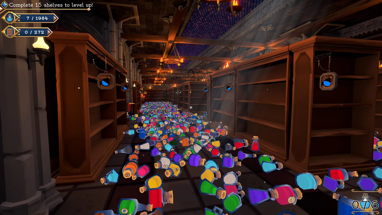 Shelve the Potions! — in-game combat