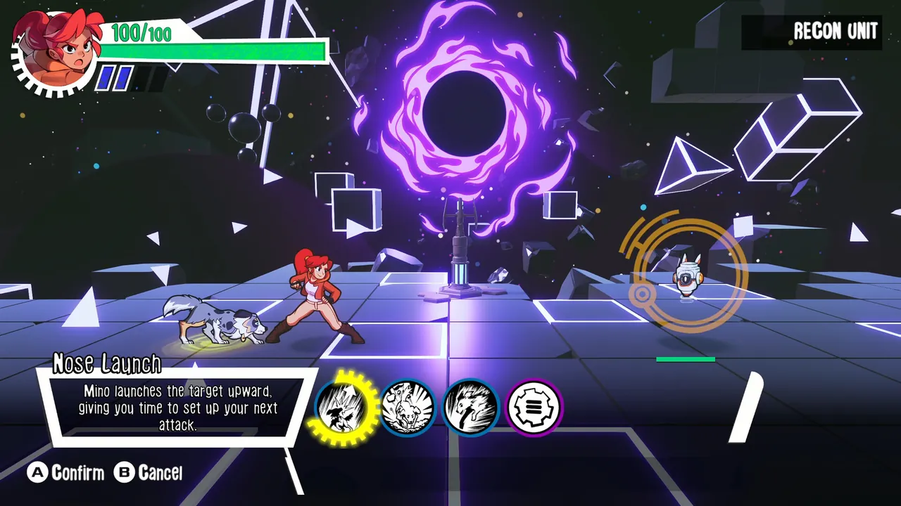 Signy & Mino: Against All Gods — in-game combat