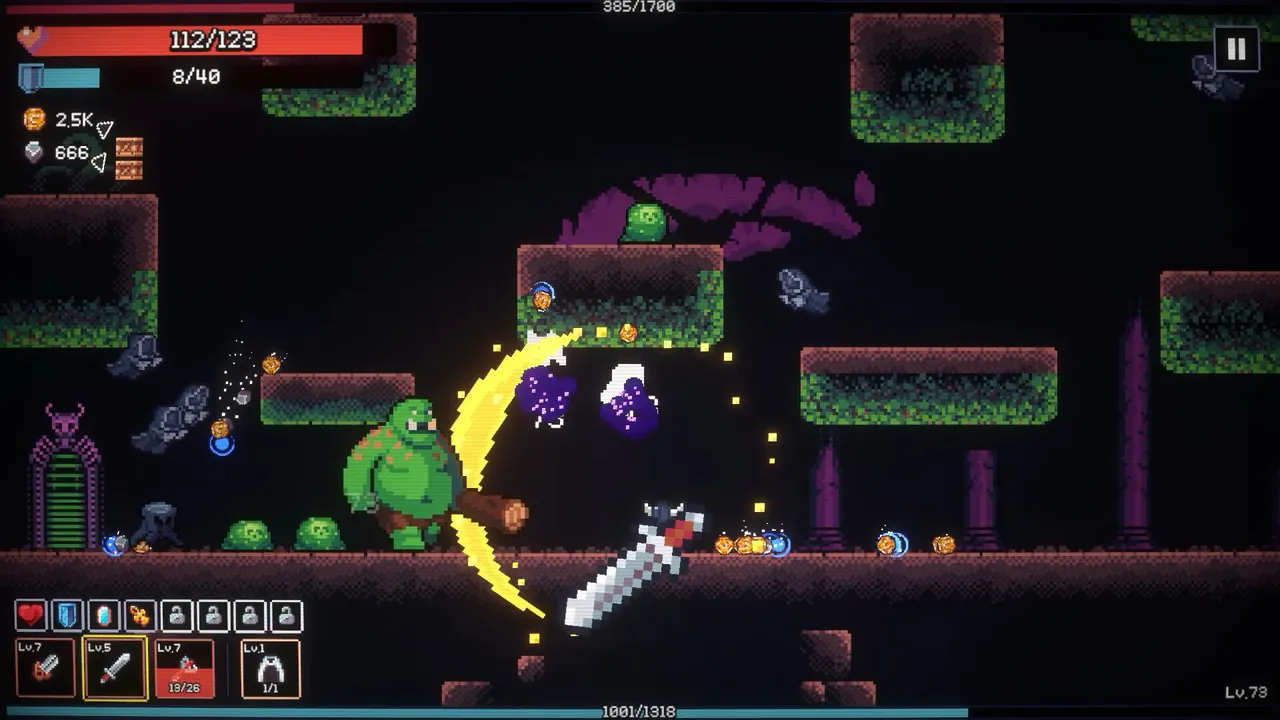 Spell Knight: Abyss Cleaver — in-game combat