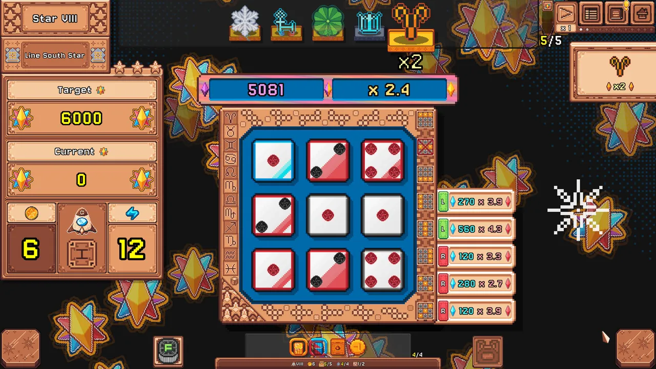 Star Dice — in-game combat