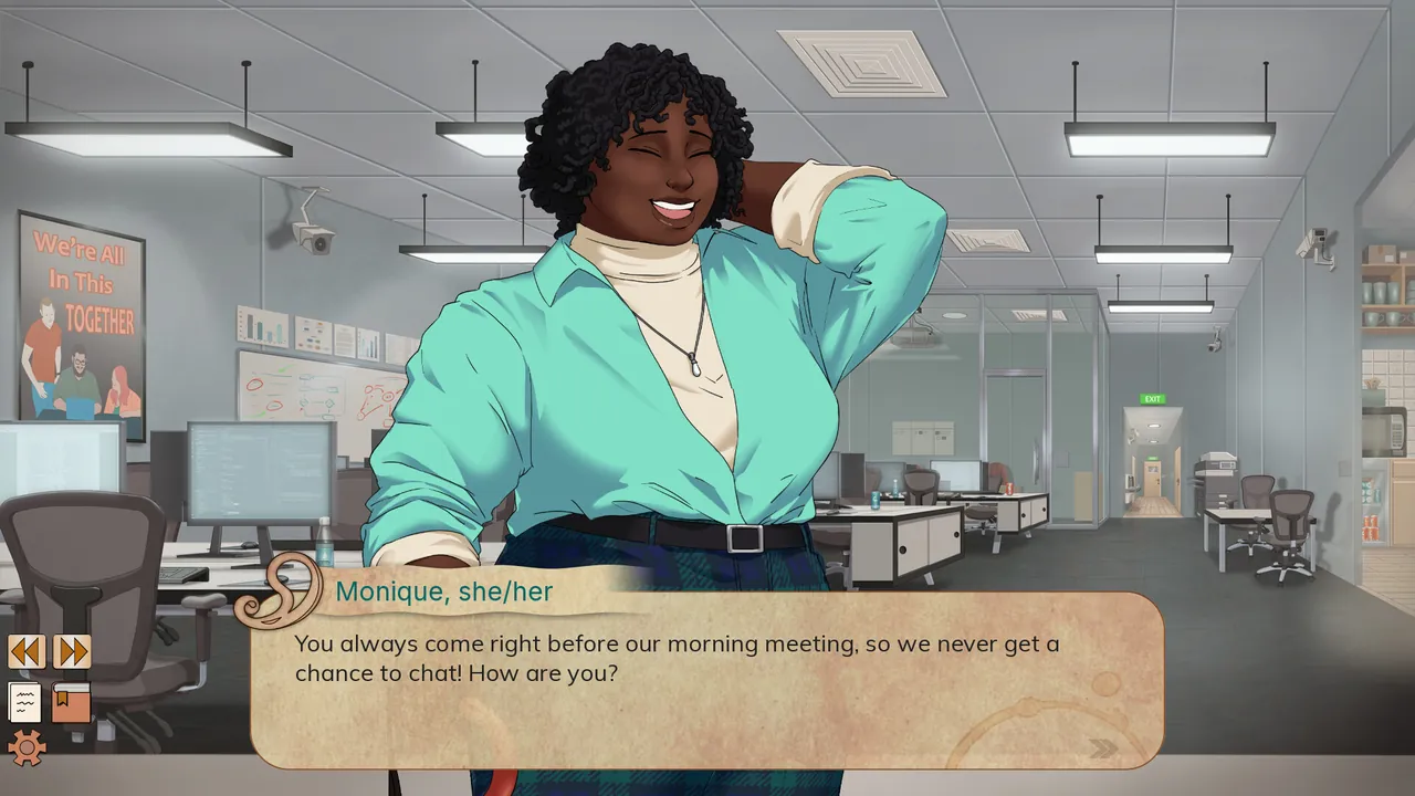 The Afterlife Cafe — in-game combat