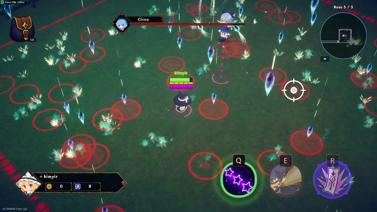 Touhou Brawl — gameplay showcase