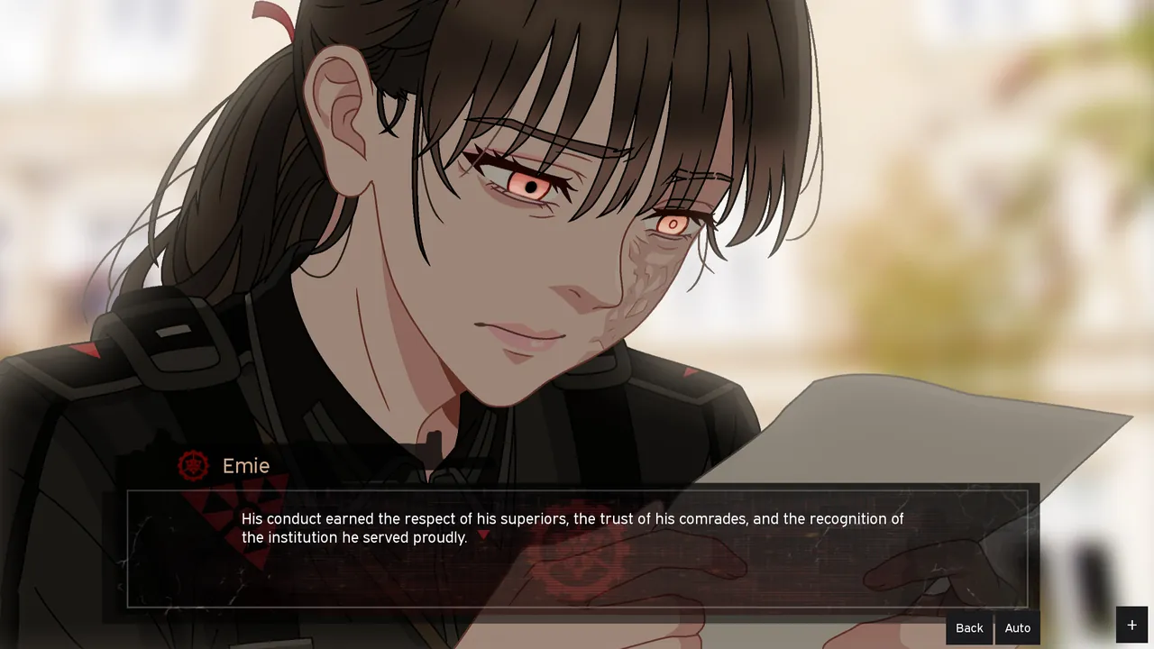 Tyrania Enforcers - Visual Novel — in-game combat
