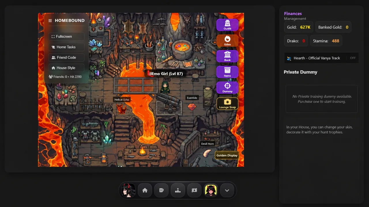 Vanya Online - Idle MMORPG — in-game combat