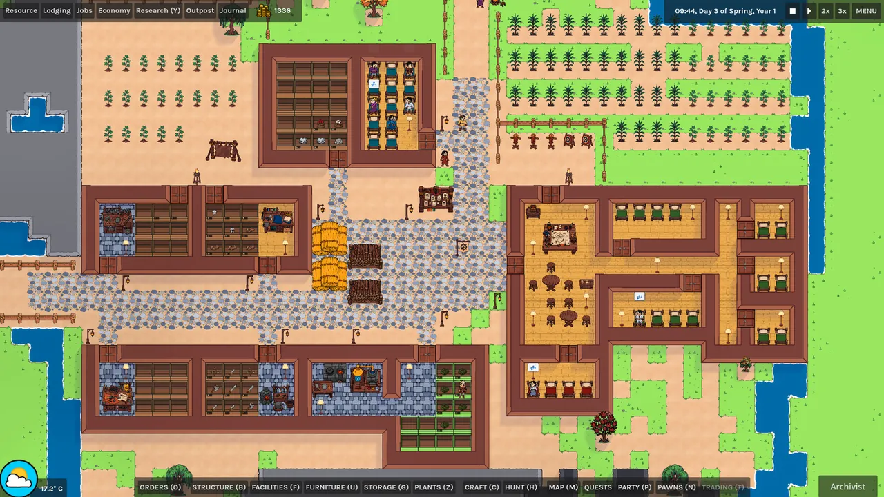 Wanderers' Outpost — in-game combat